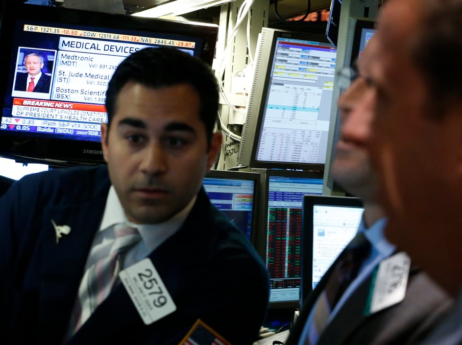 Wall street se retourne a la hausse