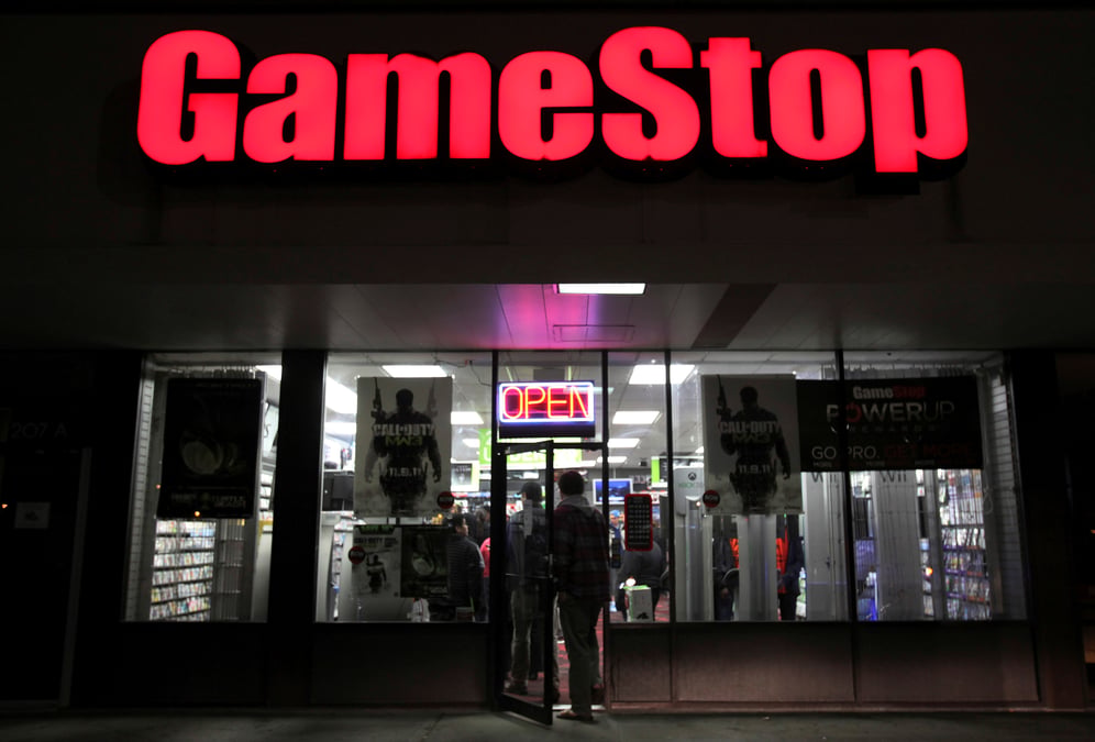 L'action gamestop s'envole de plus de 100%
