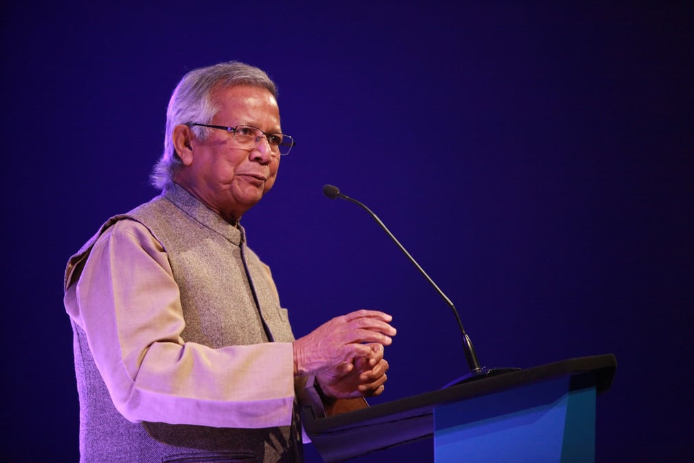 Muhammad yunus, laureat du prix nobel de la paix
