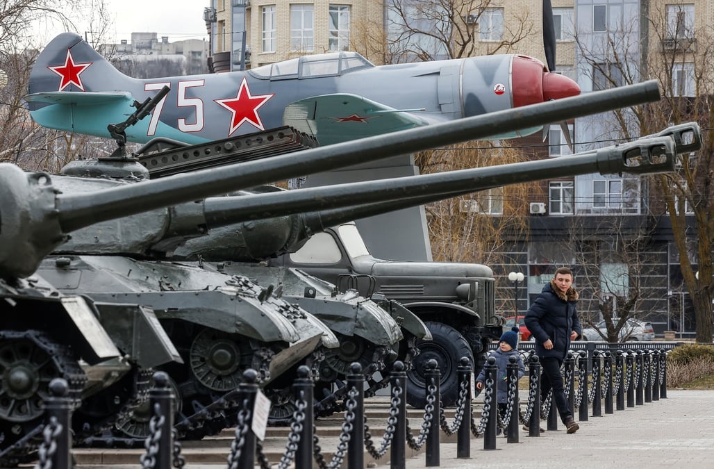 Belgorod, ville russe situee sur la ligne de front