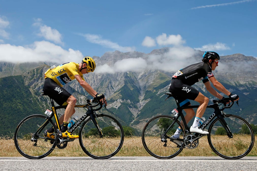 Geraint thomas accompagnera christopher froome sur la vuelta