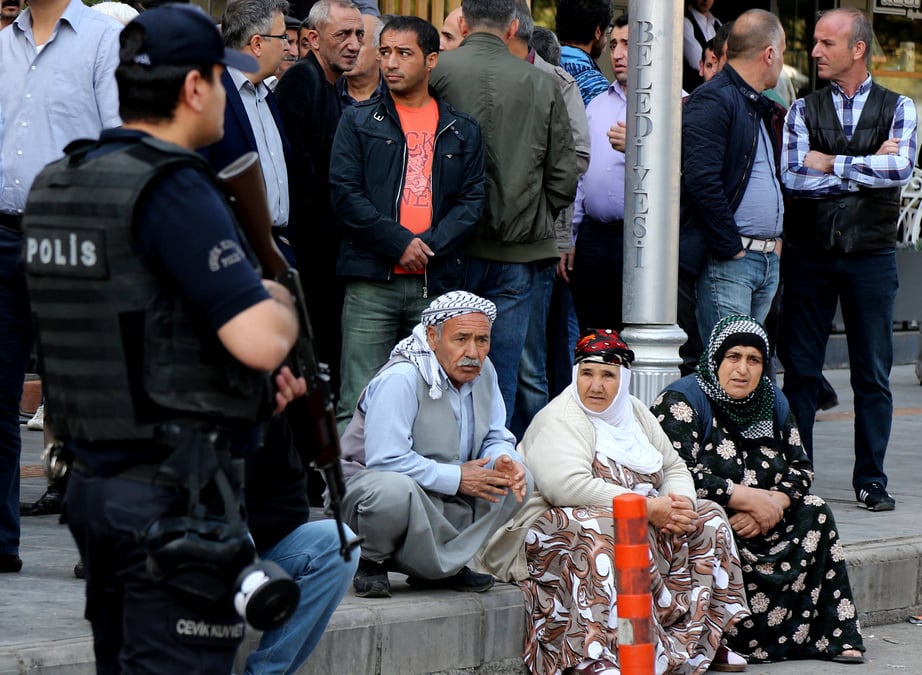 Le sud-est de la turquie sous tension apres des arrestations