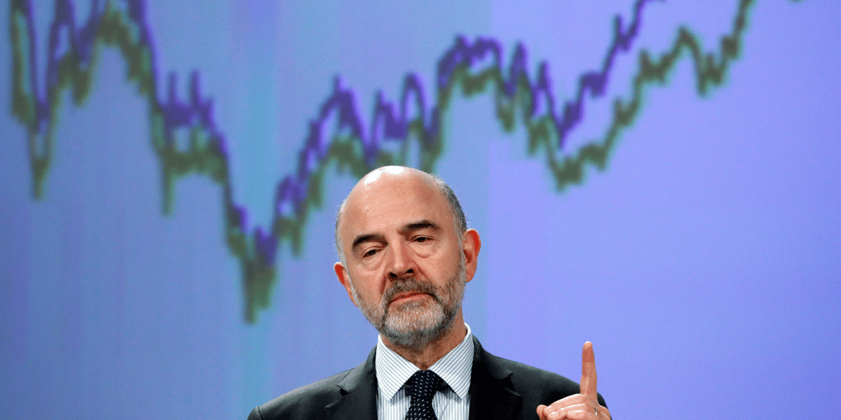 Moscovici, commissaire européen, Affaires économiques,