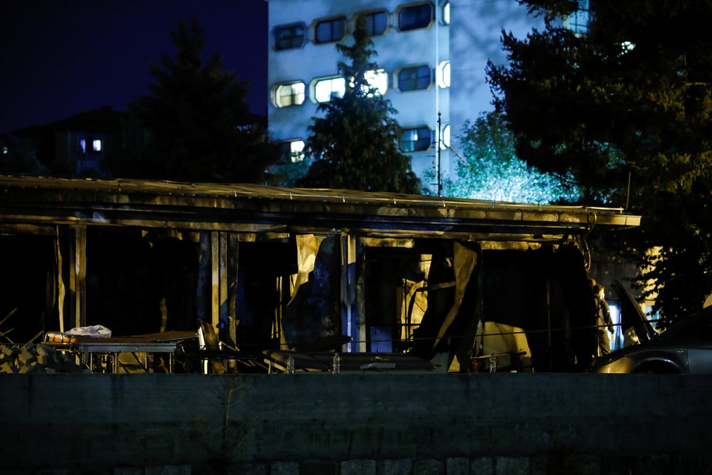 Coronavirus: au moins 10 morts dans l'incendie d'un hopital en macedoine du nord