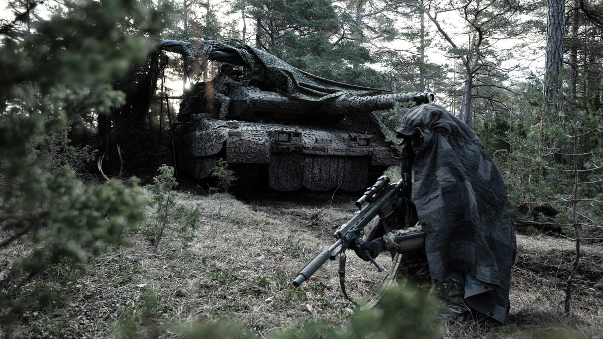 Le camouflage, une des coopérations majeures de Saab en France