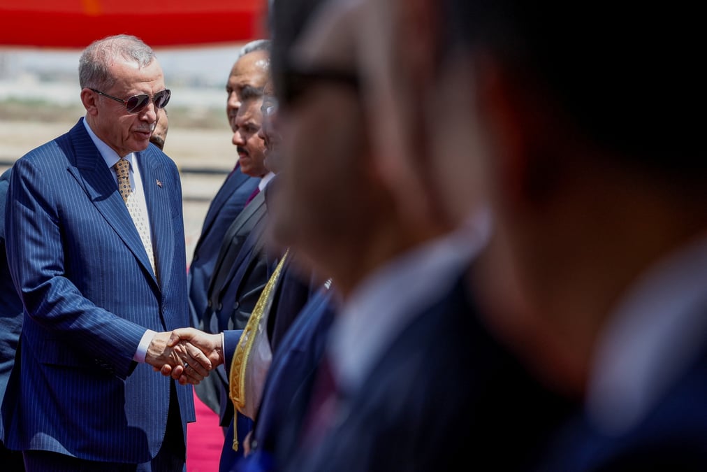 Photo du president turc tayyip erdogan