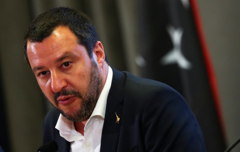 Migrants: salvini veut la fin de l'embargo de l'onu sur les armes en libye