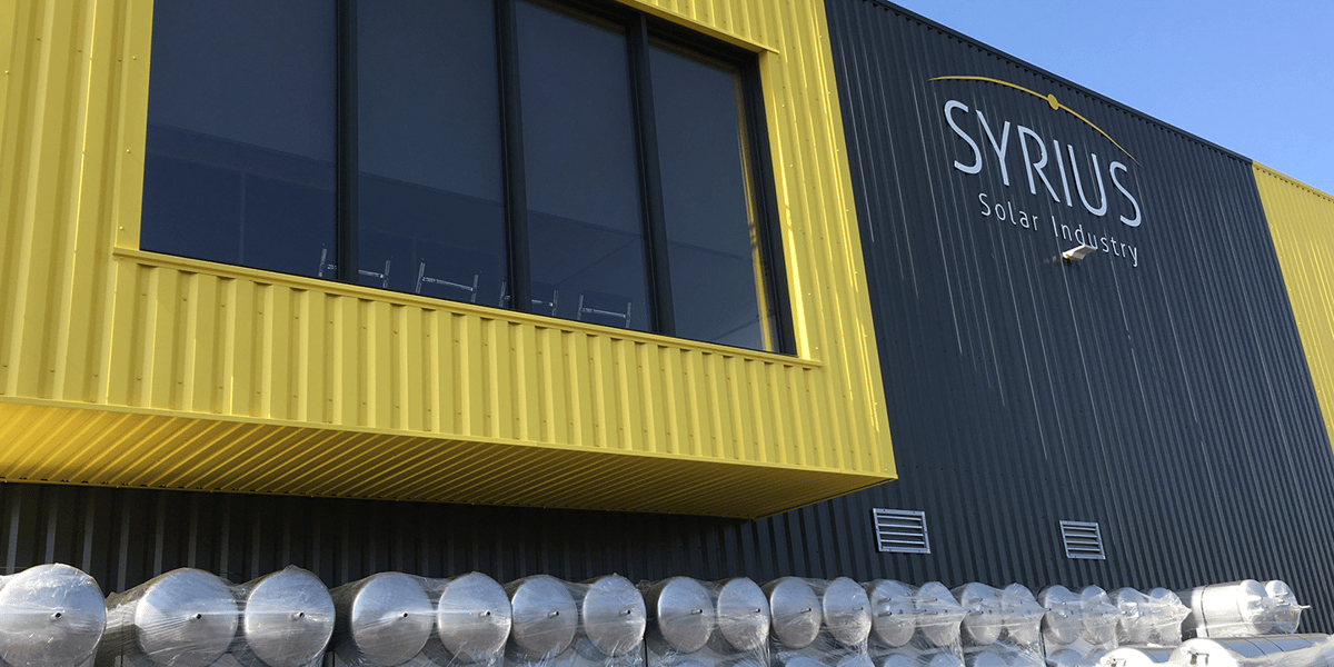 Le site regroupe l'activité d'assemblage de chauffe-eaux solaires et les bureaux,