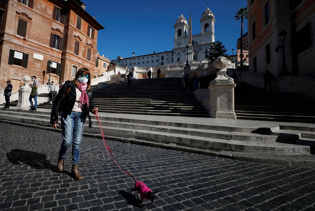 Coronavirus: 9.338 nouvelles contaminations au coronavirus en italie
