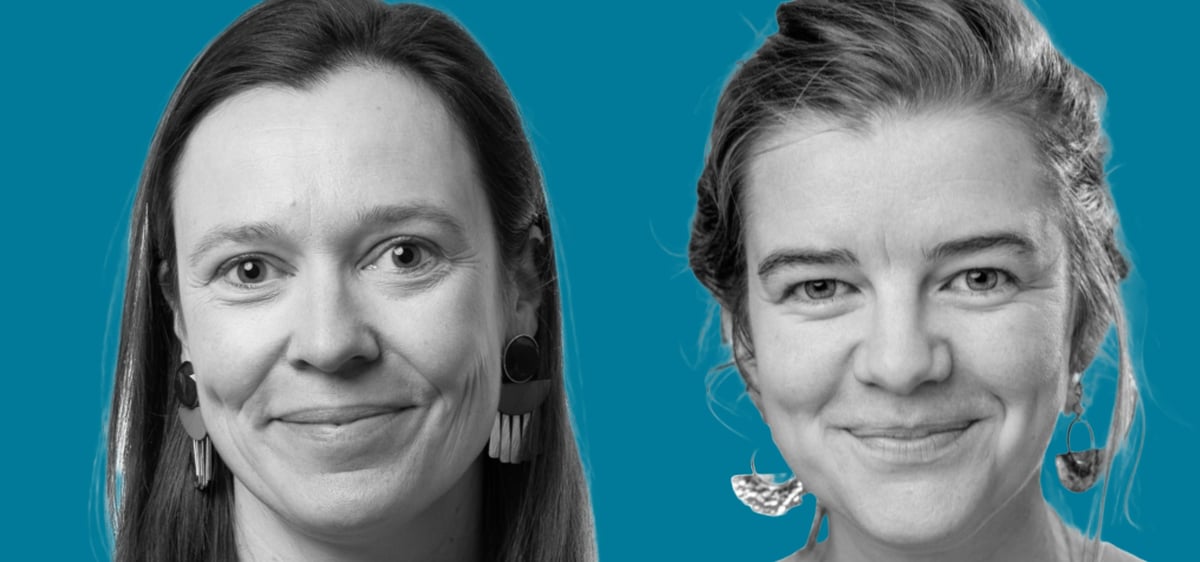 Inge Brees, Responsable principale du plaidoyer Search for Common Ground et Harriet Mackaill-Hill, Conseiller en plaidoyer pour le climat et la paix, International Alert.