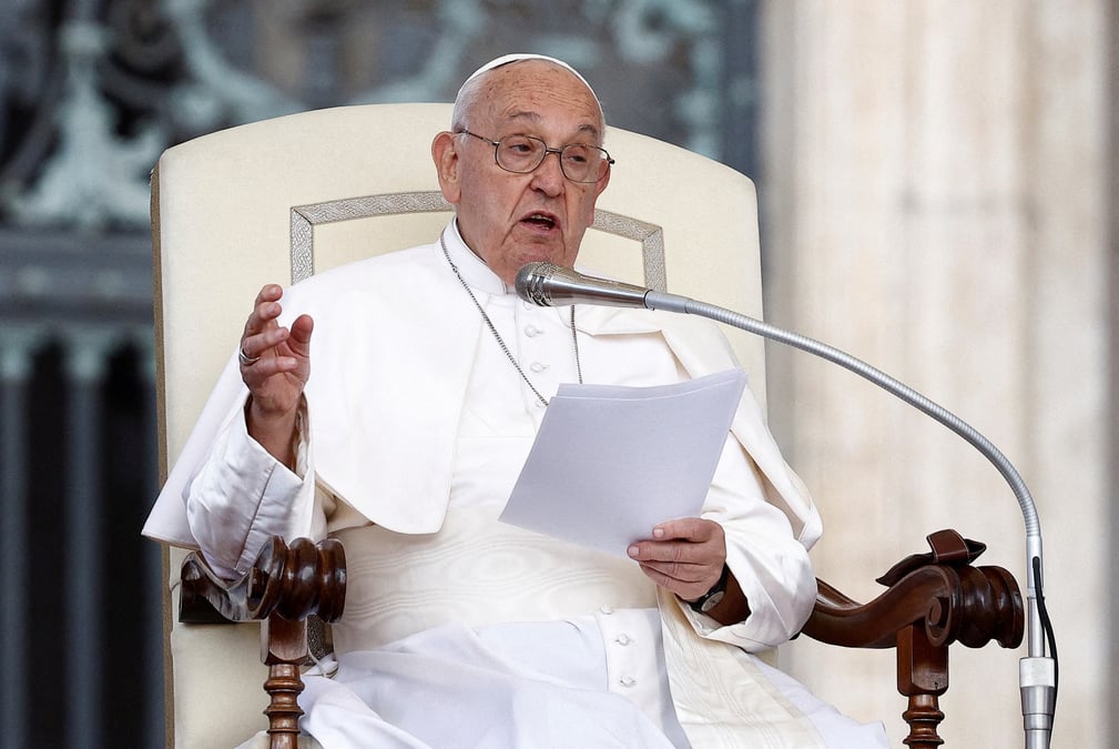 Le pape francois au vatican