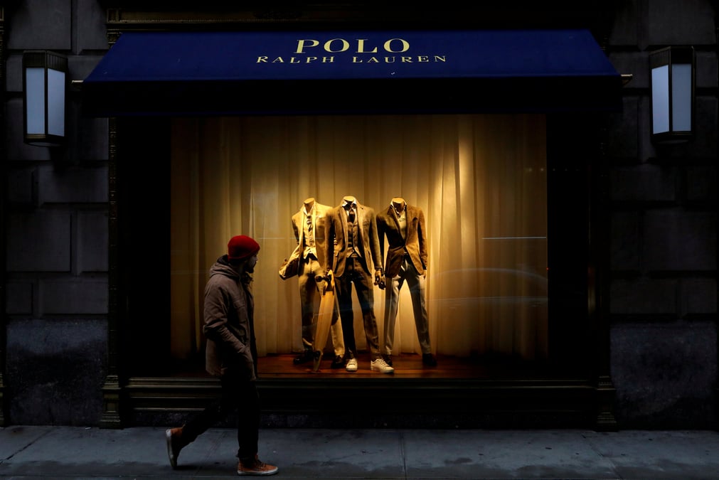 Ralph lauren est a suivre a wall street