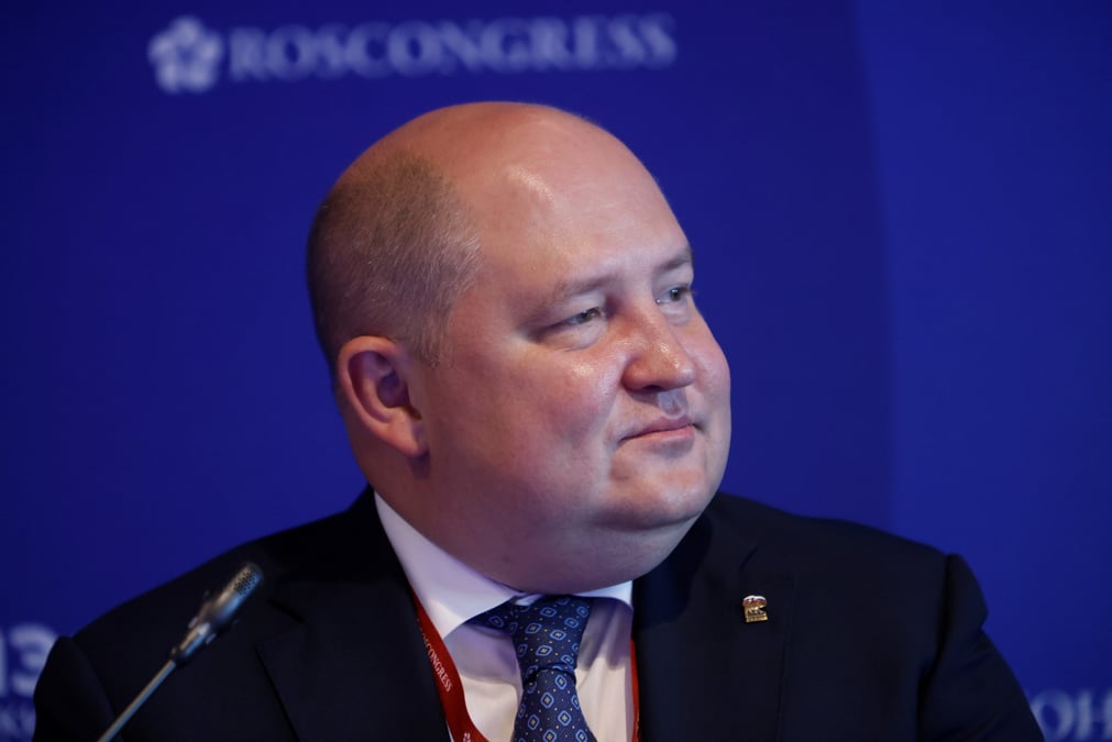 Photo de mikhail razvozhaev, le gouverneur installe par la russie a sebastopol