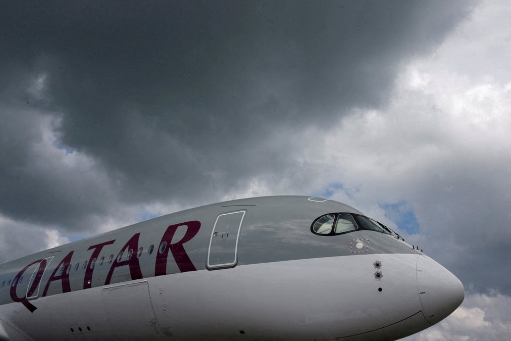 Dans le hangar au coeur du differend entre airbus et qatar airways