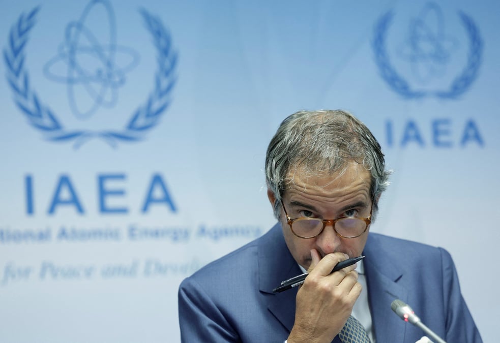Le directeur de l'agence internationale de l'energie atomique, rafael grossi
