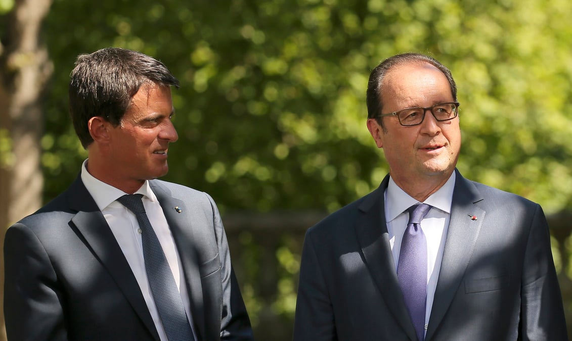 Ifop: hollande perd un point, valls en regagne trois