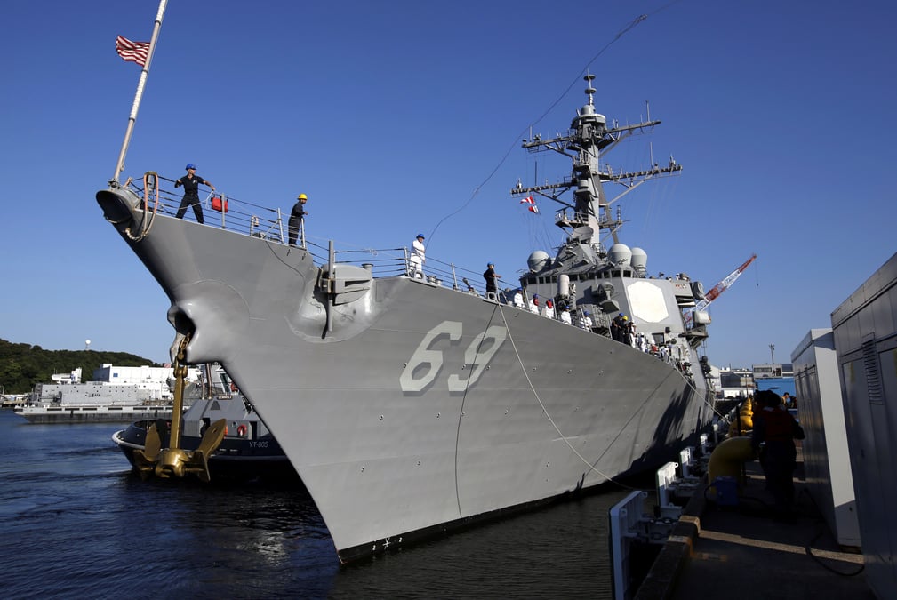 L'us navy deploie un destroyer au japon avant le sommet trump-kim