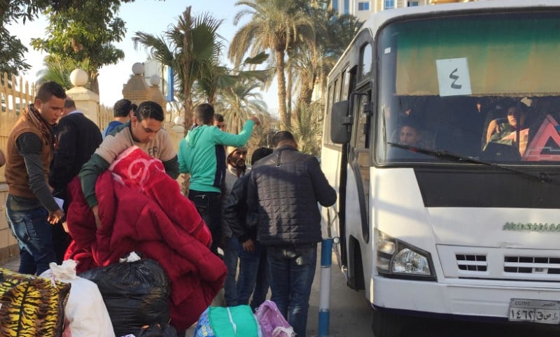 Les chretiens d'egypte fuient les attaques de l'ei dans le sinai