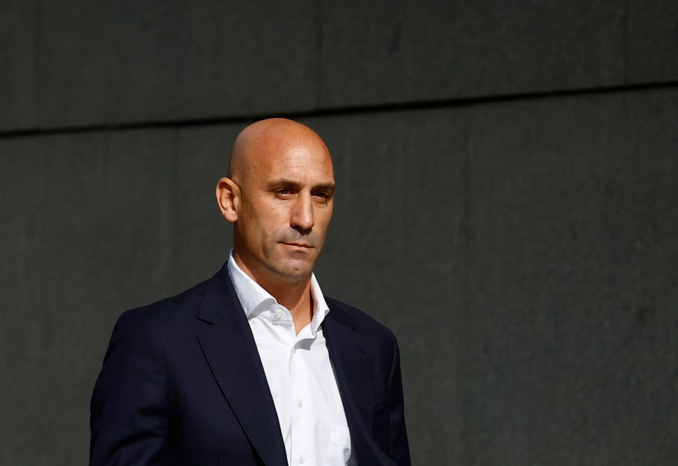 L'ancien president de la federation espagnole de football, luis rubiales