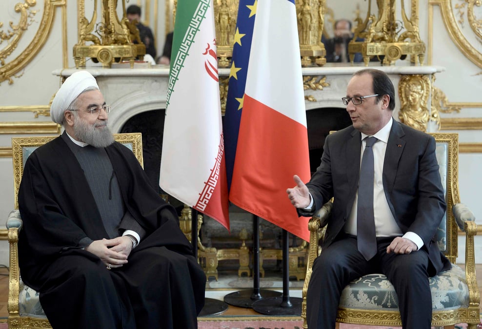 15 milliards d'euros d'accords entre la france et l'iran