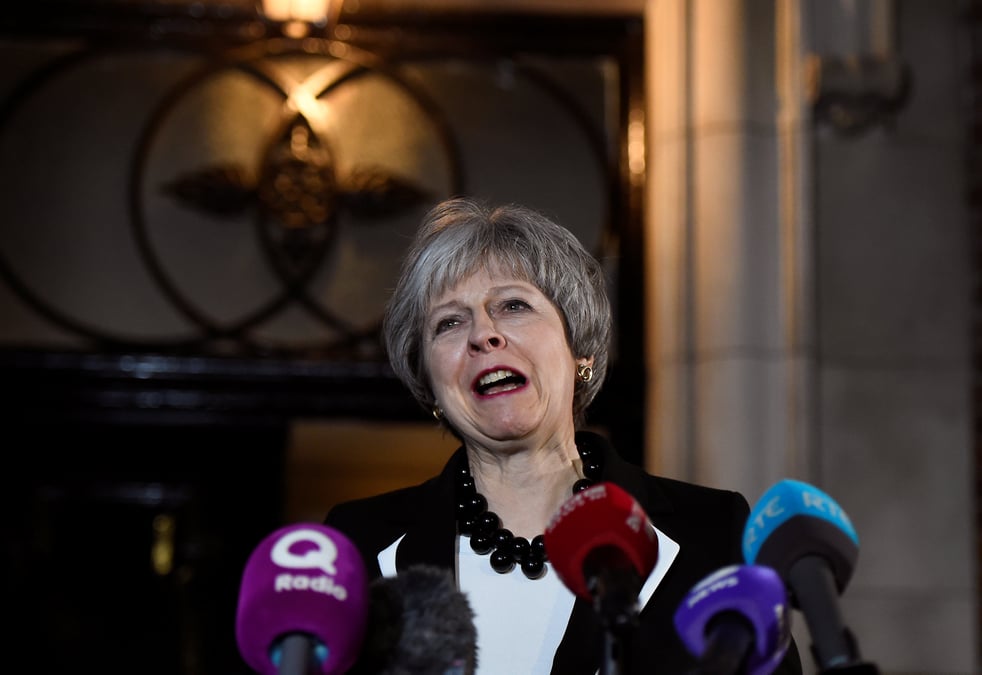 May et varadkar optimistes sur une sortie de crise en ulster