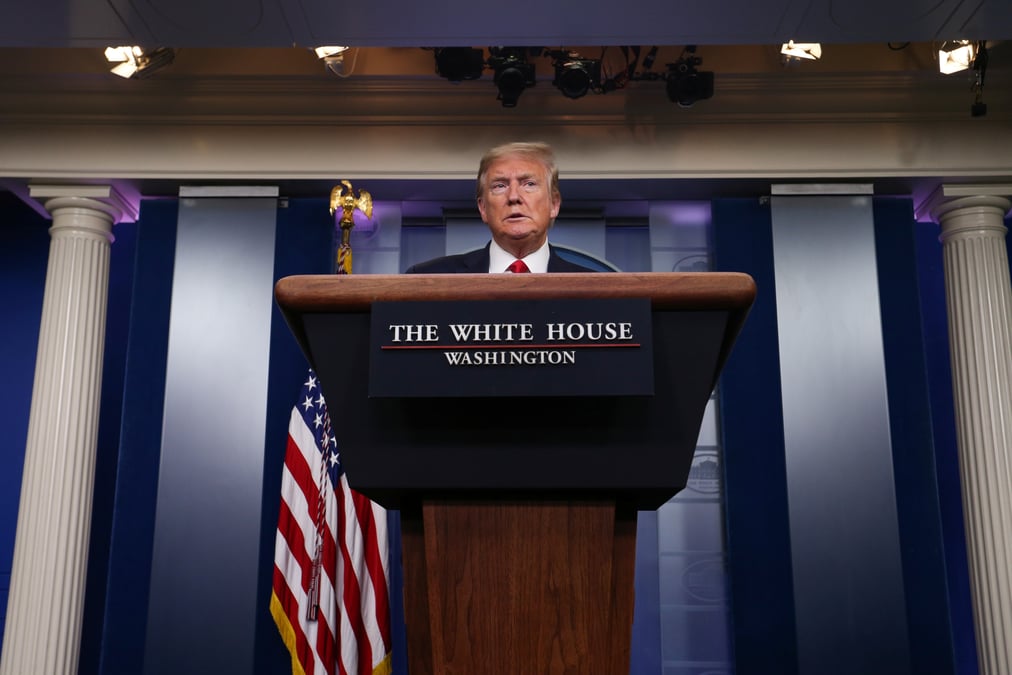 Coronavirus/usa: trump a signe un decret suspendant l'immigration