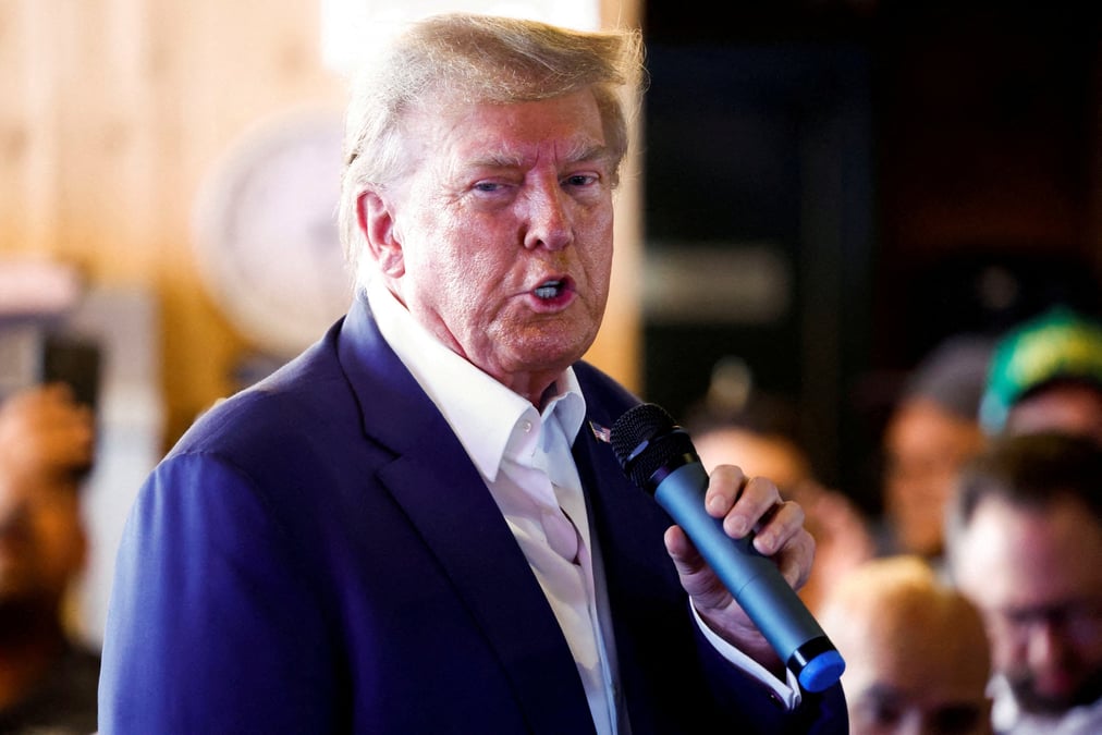 L'ancien president americain donald trump