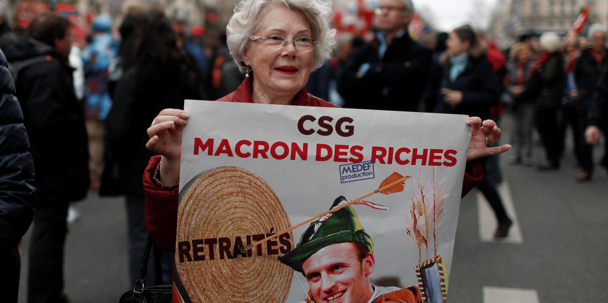 Les retraites se mobilisent contre la csg, l'executif inflexible