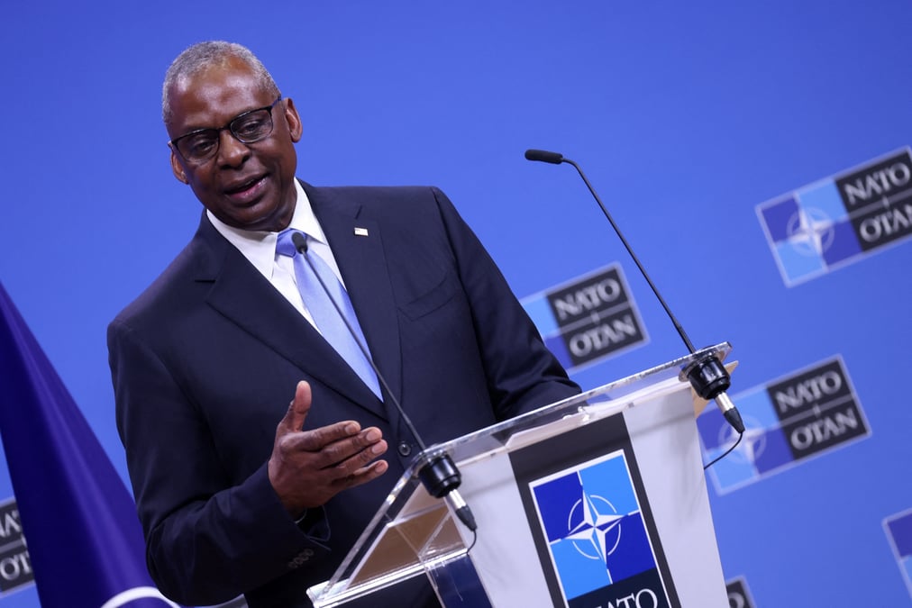 Le secretaire americain a la defense, lloyd austin