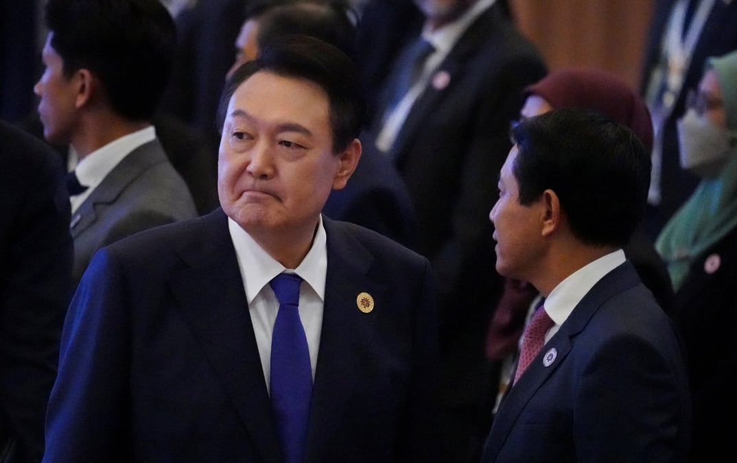 Photo du president sud-coreen yoon suk-yeol