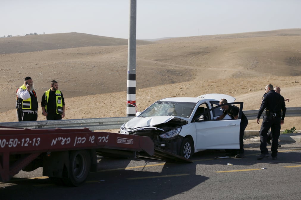 Attaque a la voiture belier en cisjordanie