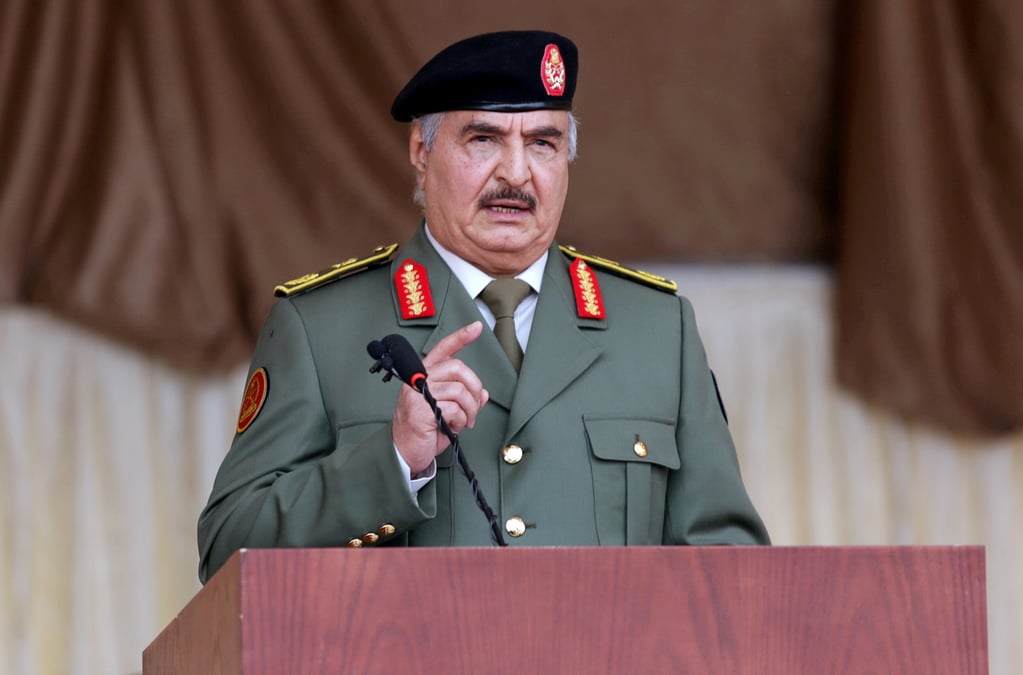 Le marechal haftar candidat a la presidentielle