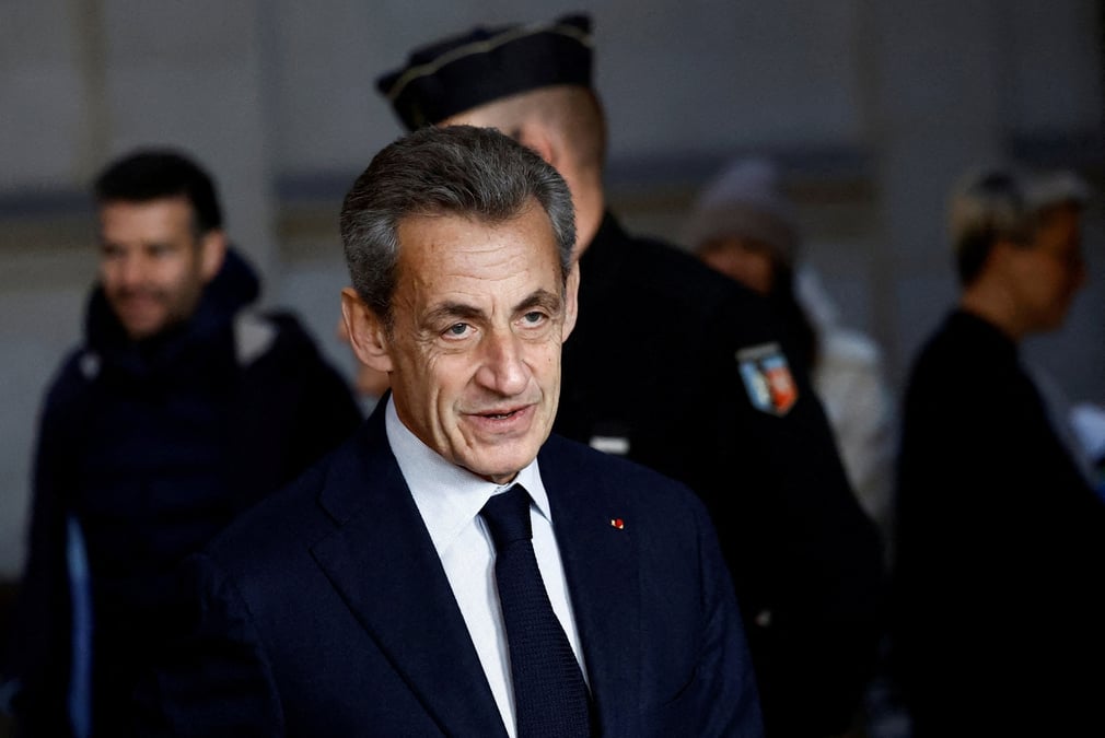 Photo d'archives de l'ancien president francais nicolas sarkozy a paris, en france