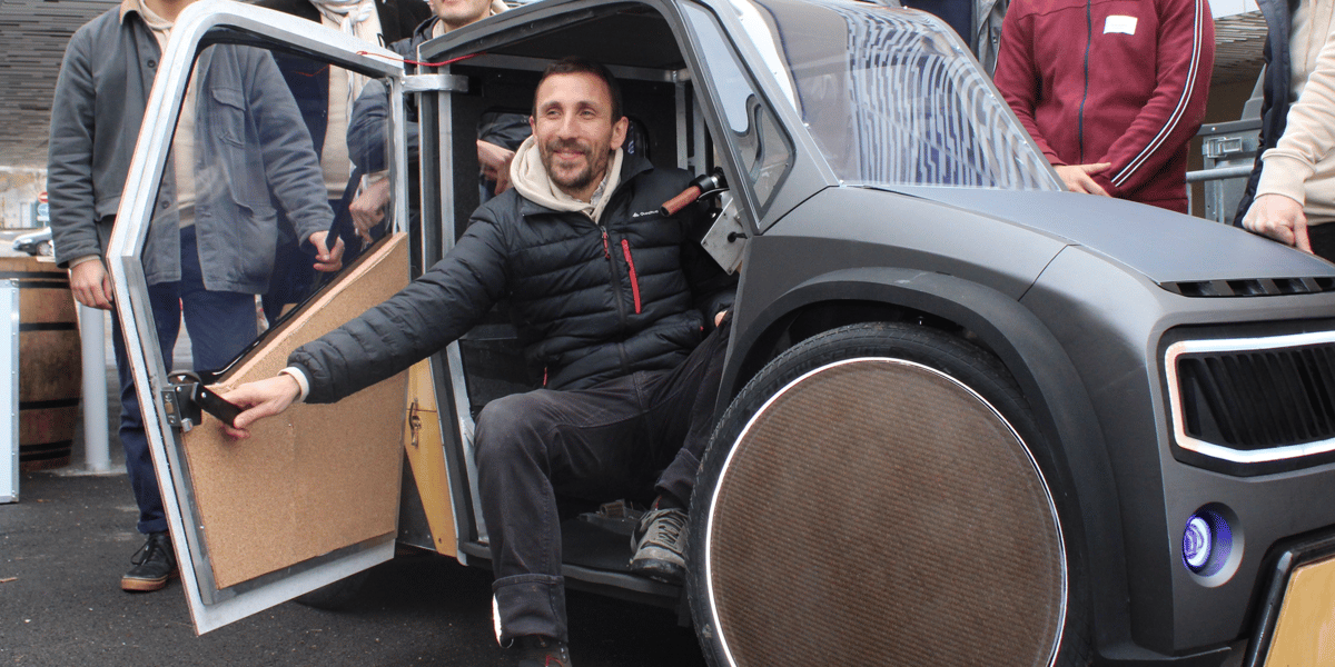 Benoît Trouvé, ancien ingénieur de PSA, a créé Midipile Mobility en 2020 pour fabriquer un véhicule de micro-mobilité en Charente.