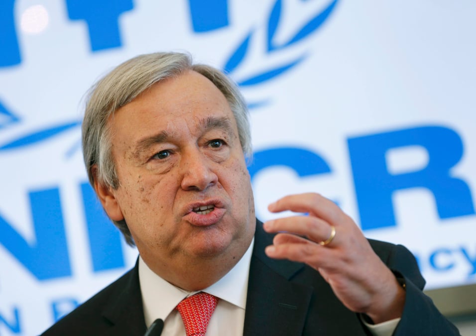 Antonio guterres ne briguera pas un nouveau mandat au hcr