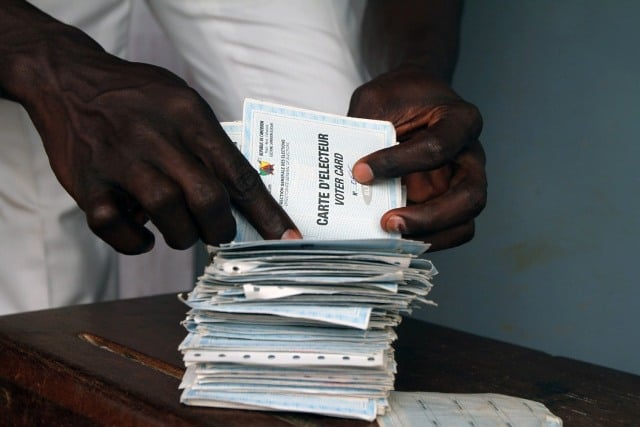 elections Cameroun bulletins vote