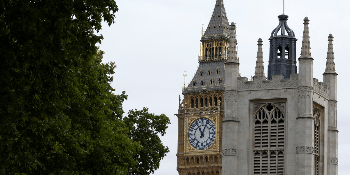 Big ben, pres de l'abbaye de westminster, a londres