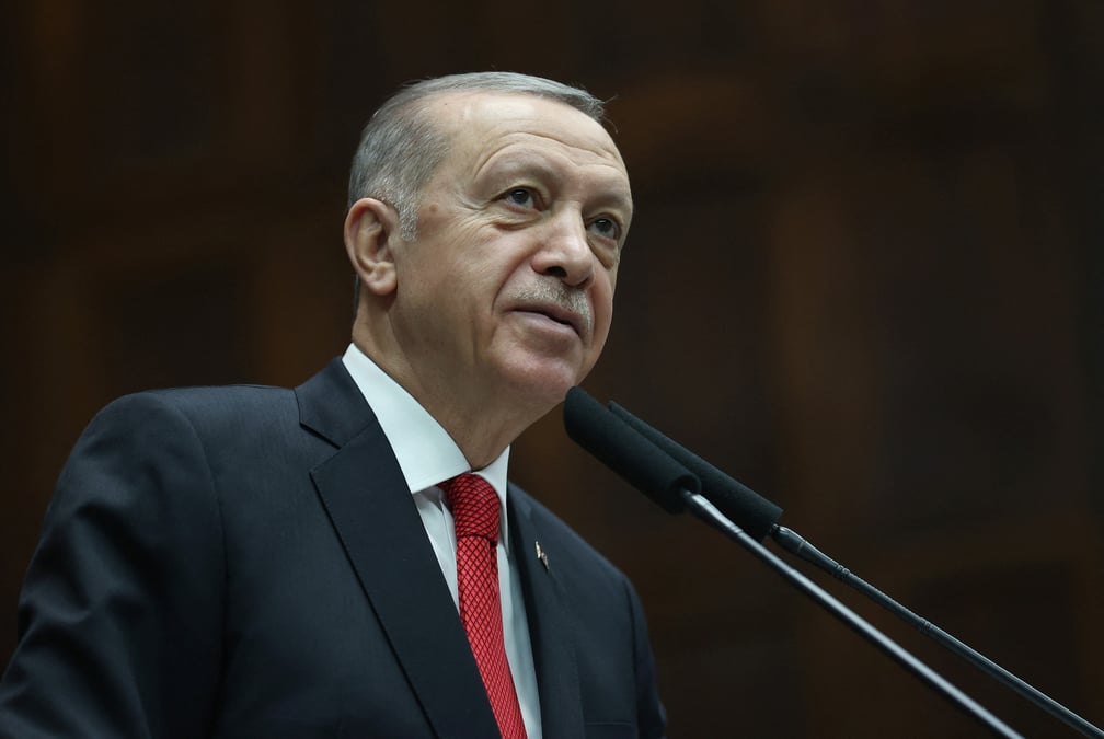 Photo du president turc tayyip erdogan