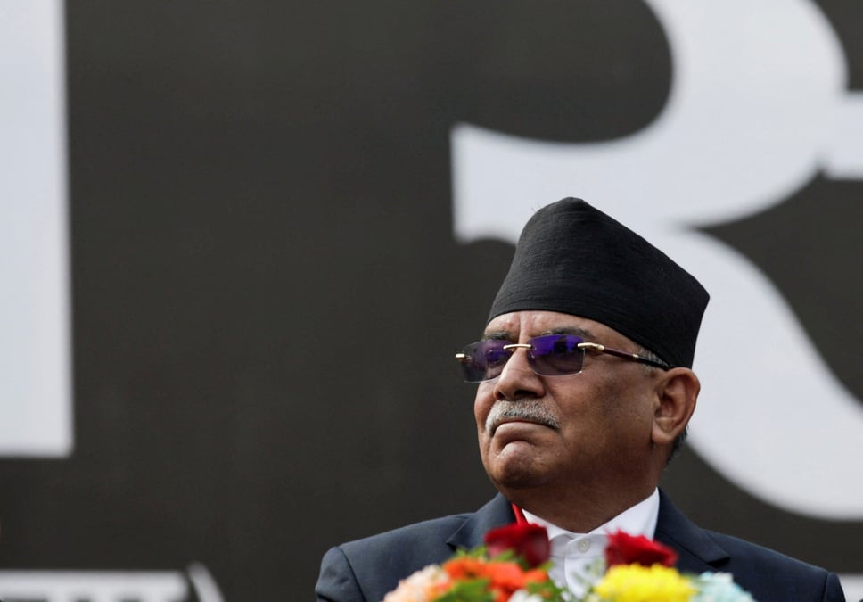 Pushpa kamal dahal, a katmandou, au nepal