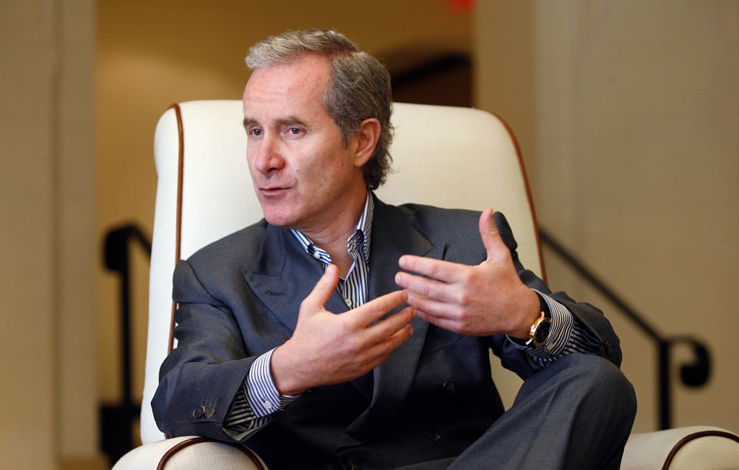 Fabrizio freda, president-directeur general d'estee lauder companies, lors d'une interview avec reuters a boca raton