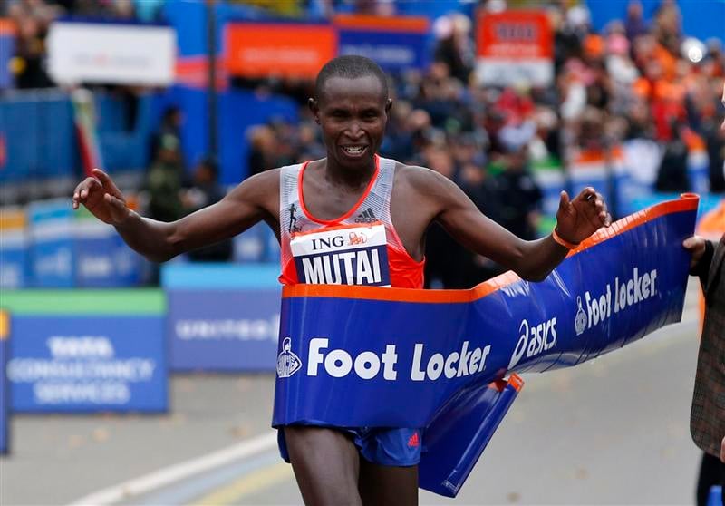 Marathon: le Kényan Mutai à nouveau vainqueur à New York