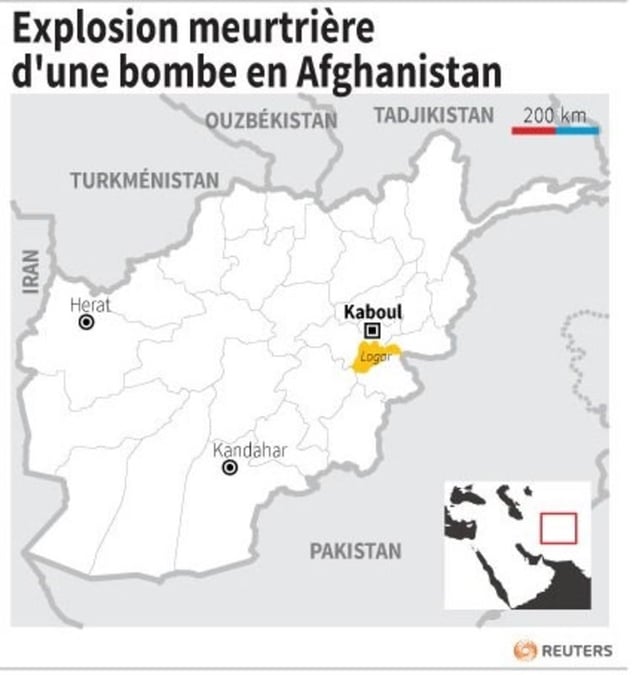Explosion meurtriere d'une bombe en afghanistan