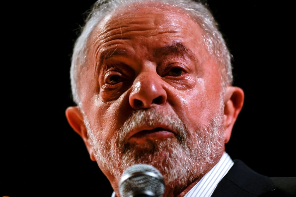 Le president bresilien luiz inacio lula da silva