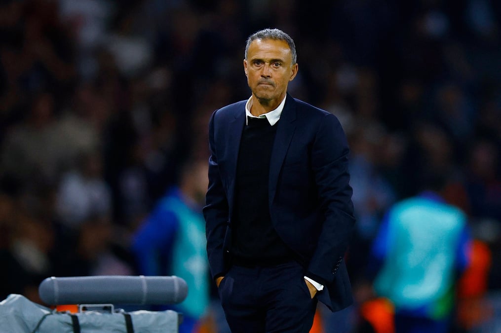 Luis enrique, entraineur du paris st germain