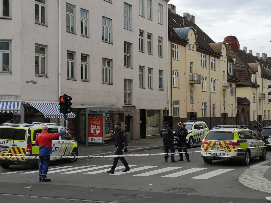Un homme arme blesse cinq passants a oslo a bord d'une ambulance volee