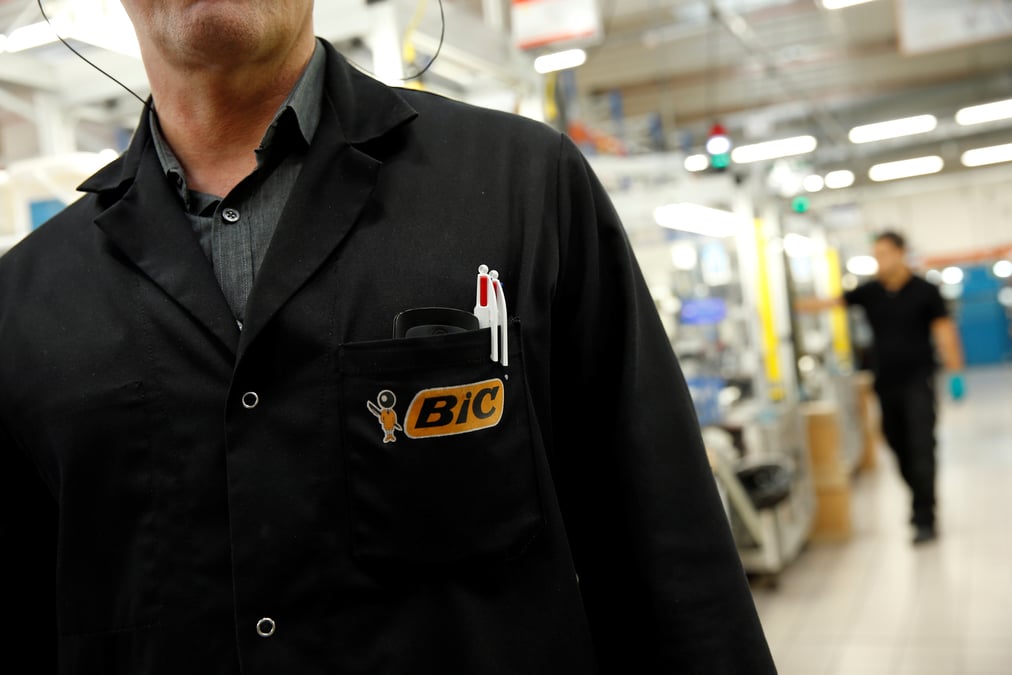 Bic: le chiffre d'affaires baisse de 14,1% au t1