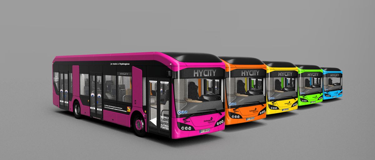 Hycity sera la première collectivité à voir circuler sur son territoire le nouveau modèle de bus à hydrogène développé par Safra, le Hycity.