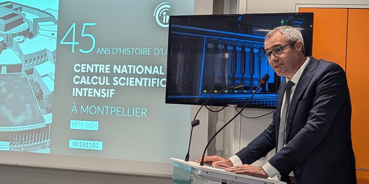 Guillaume Gellé, président du Centre informatique national de l'enseignement supérieur (CINES) à Montpellier.