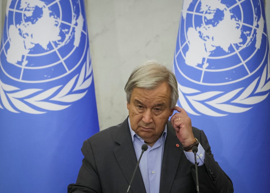 L'electricite produite a zaporijjia appartient a l'ukraine, dit guterres