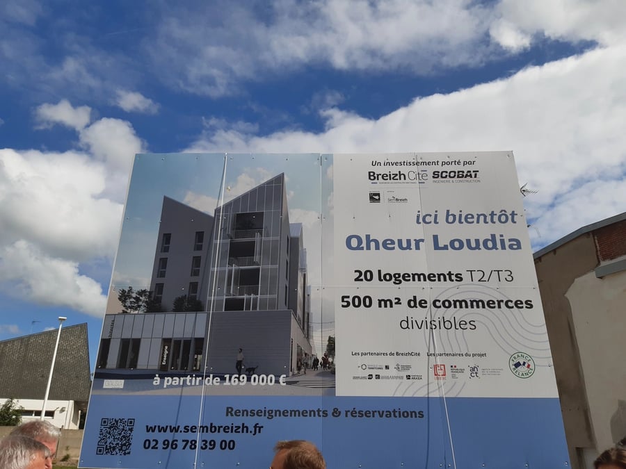 Le programme Qheur Loudia à Loudéac sortira de terre en 2025.